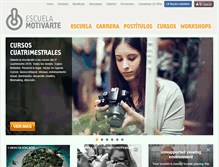 Tablet Screenshot of motivarte.com